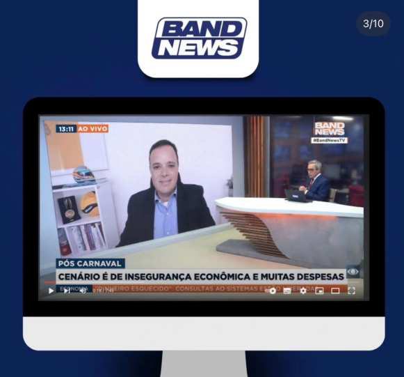 Marcelo Reis ao vivo na Band News